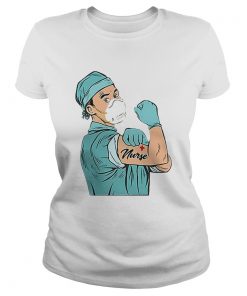 Strong Doctor Mask Tattoos Nurse  Classic Ladies