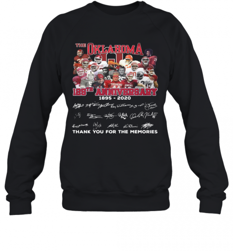 The Oklahoma 125Th Anniversary 1895 2020 Signature T-Shirt Unisex Sweatshirt