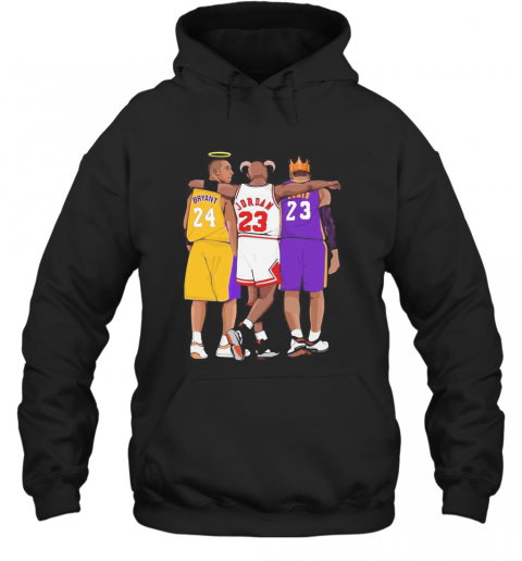 The Three Jordan James Bryant Eras Of Greatness 2020 T-Shirt Unisex Hoodie