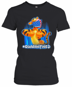 Tiger Quarantined American Flag Mask Disney T-Shirt Classic Women's T-shirt