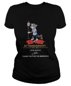 Tom and Jerry 80th anniversary 1940 2020 Gene Deitch Thank you for the memories signature  Classic Ladies