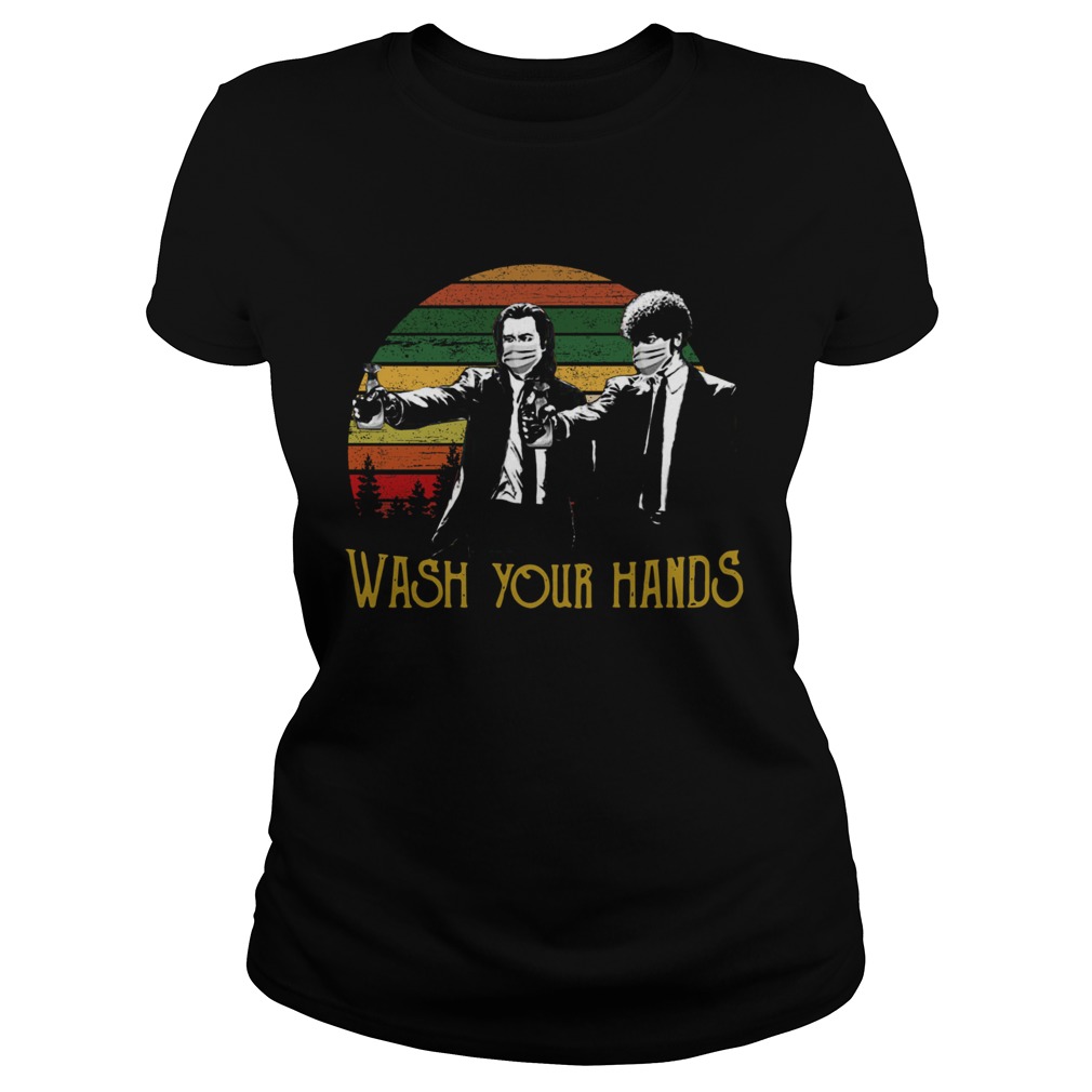 Vintage Pulp Fiction Wash Your Hands Classic Ladies