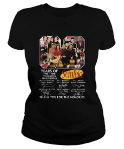 08 years of 1990 1998 9 seasons 180 episodes seinfeld thank you for the memories signatures  Classic Ladies