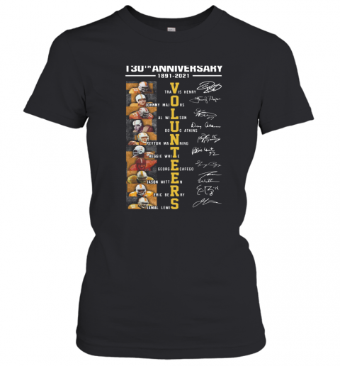 130Th Anniversary 1891 2021 Travis Henry Johnny Majors T-Shirt Classic Women's T-shirt