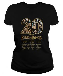 20 years of the lord of the rings 2001 2021 signatures  Classic Ladies