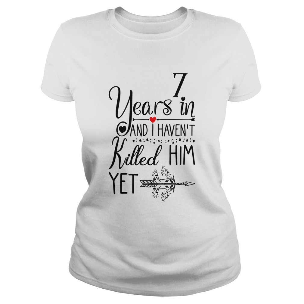 7th Wedding Anniversary For Her 7 Years Of Marriage Classic Ladies