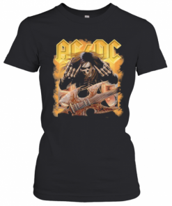 ACDC Rock Band Skull T-Shirt Classic Women's T-shirt