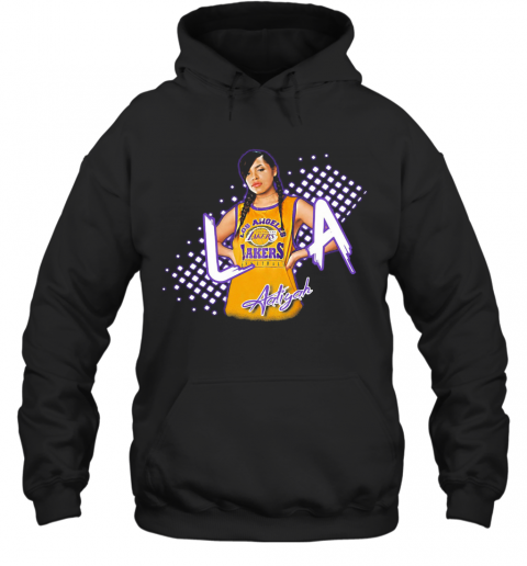 Aaliyah Los Angeles Lakers Basketball T-Shirt Unisex Hoodie