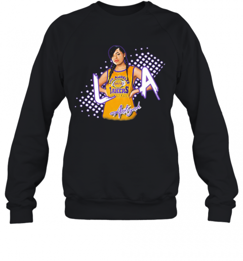 Aaliyah Los Angeles Lakers Basketball T-Shirt Unisex Sweatshirt