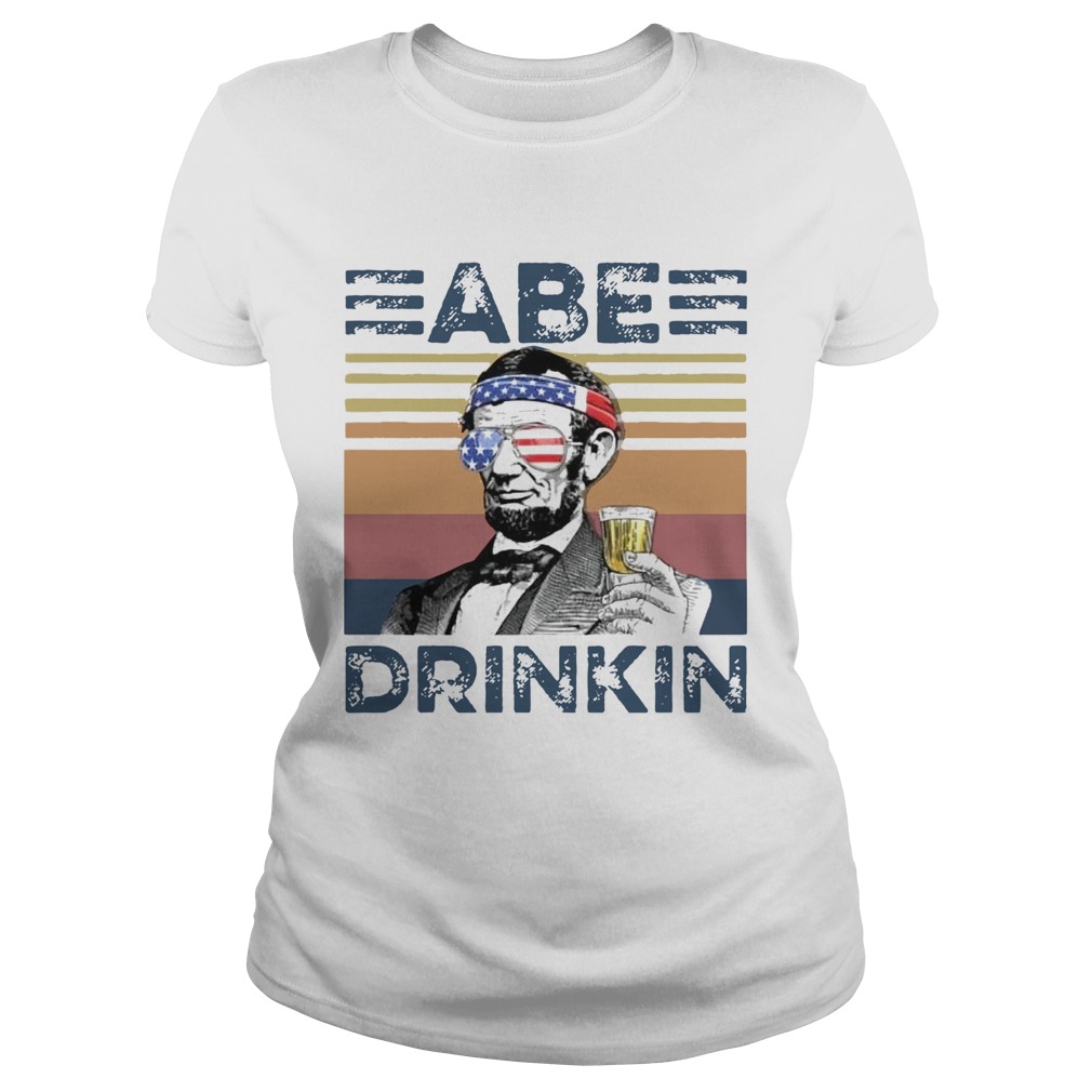 Abraham Lincoln Abe Drinkin Vinatge  Classic Ladies