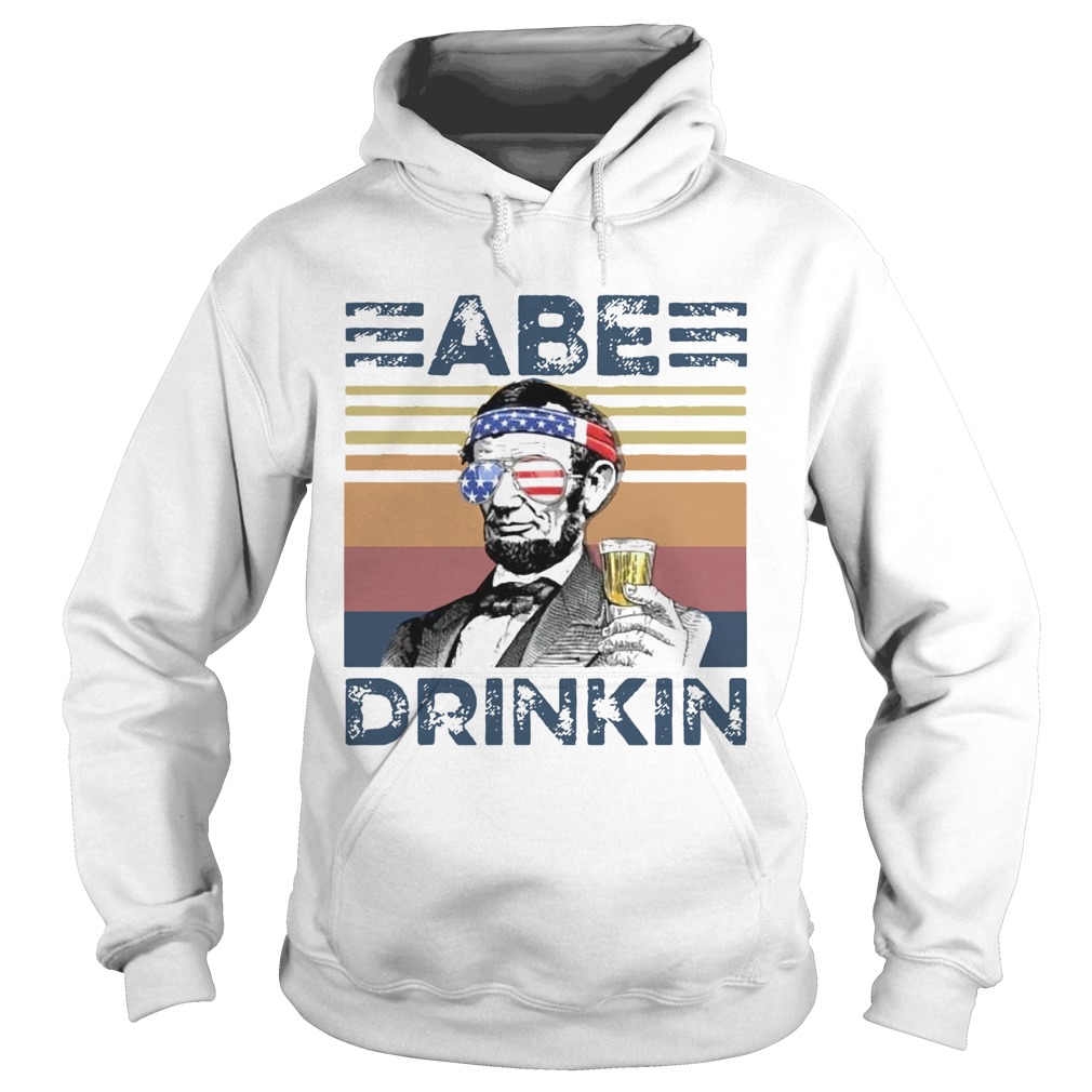 Abraham Lincoln Abe Drinkin Vinatge  Hoodie