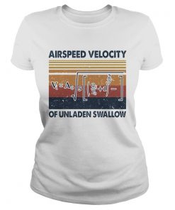 Airspeed velocity of unladen swallow vintage  Classic Ladies