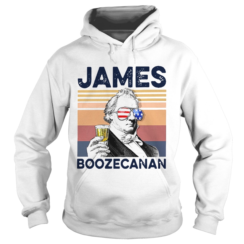 American Flag James Boozecanan  Hoodie