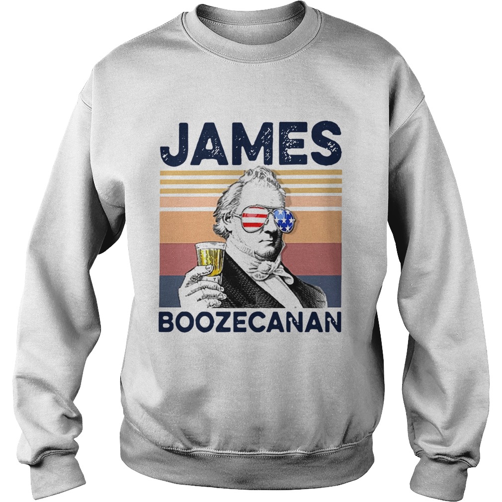 American Flag James Boozecanan  Sweatshirt