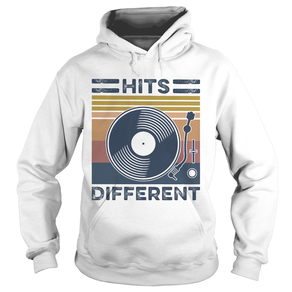 Analog Sound hits different vintage  Hoodie