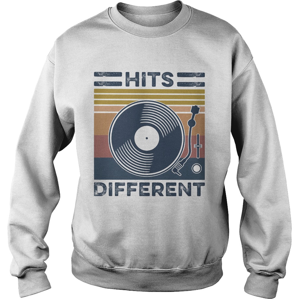 Analog Sound hits different vintage  Sweatshirt