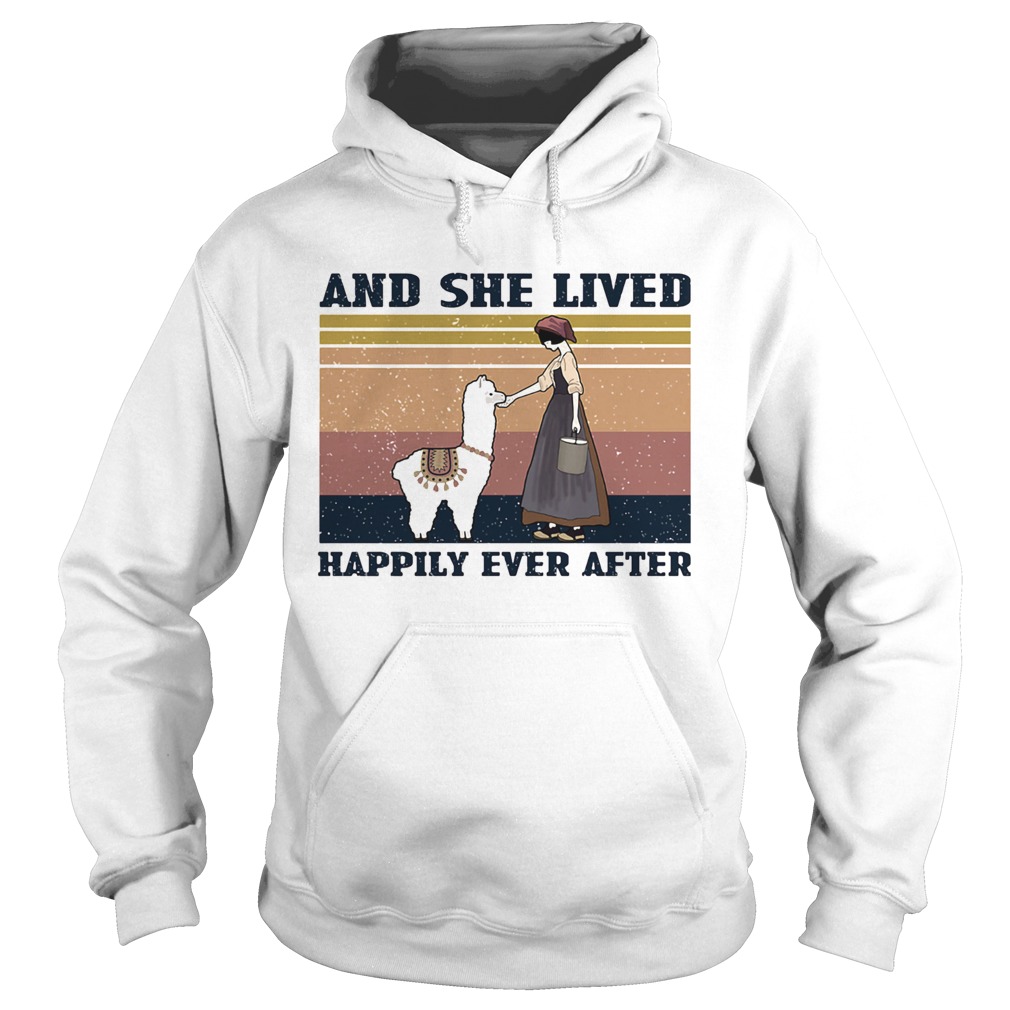 And she lives happily ever after vintage  Hoodie