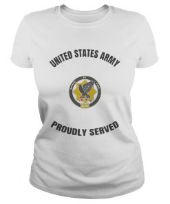 Animo et fide logo united states army proudly served  Classic Ladies