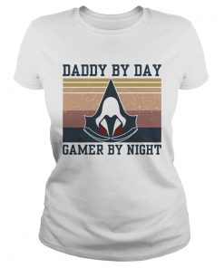 Assassins Creed Daddy By Day Gamer By Night Vintage Version  Classic Ladies