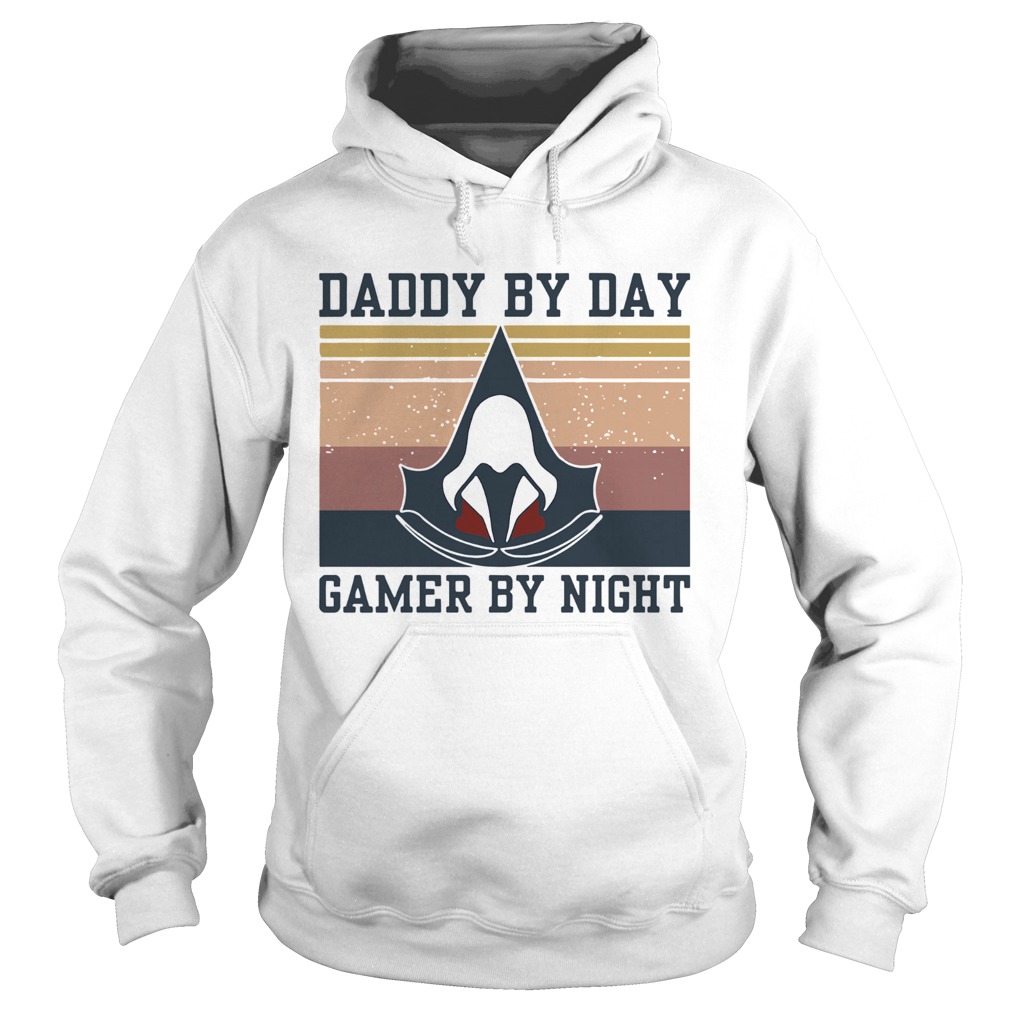 Assassins Creed Daddy By Day Gamer By Night Vintage Version  Hoodie