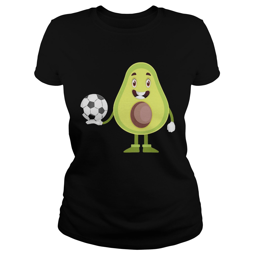 Avocado play soccer Classic Ladies