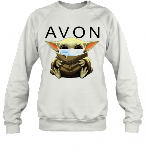 Baby Yoda Hug Avon Mask T-Shirt Unisex Sweatshirt