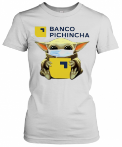Baby Yoda Hug Banco Pichincha Mask T-Shirt Classic Women's T-shirt