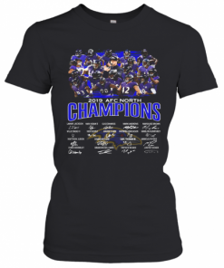 Baltimore Ravens 2019 AFC North Champions Signature T-Shirt Classic Women's T-shirt