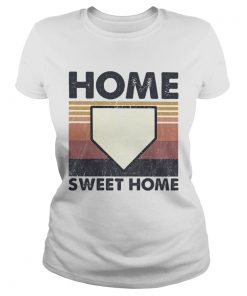 Baseball Home Sweet Home Vintage  Classic Ladies