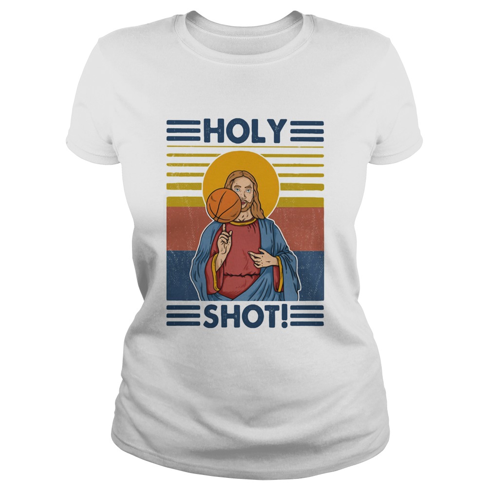 Basketball jesus holy shot vintage LlMlTED EDlTlON Classic Ladies