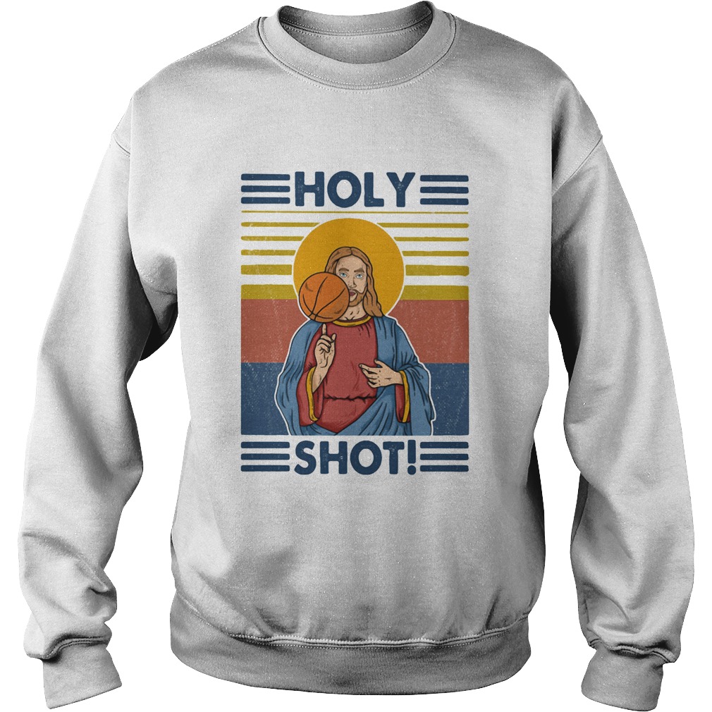 Basketball jesus holy shot vintage LlMlTED EDlTlON Sweatshirt