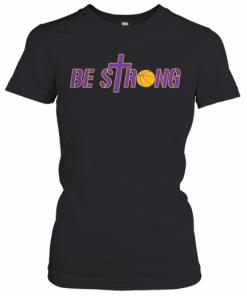 Be Strong Yellow Basketball T-Shirt Classic Women's T-shirt