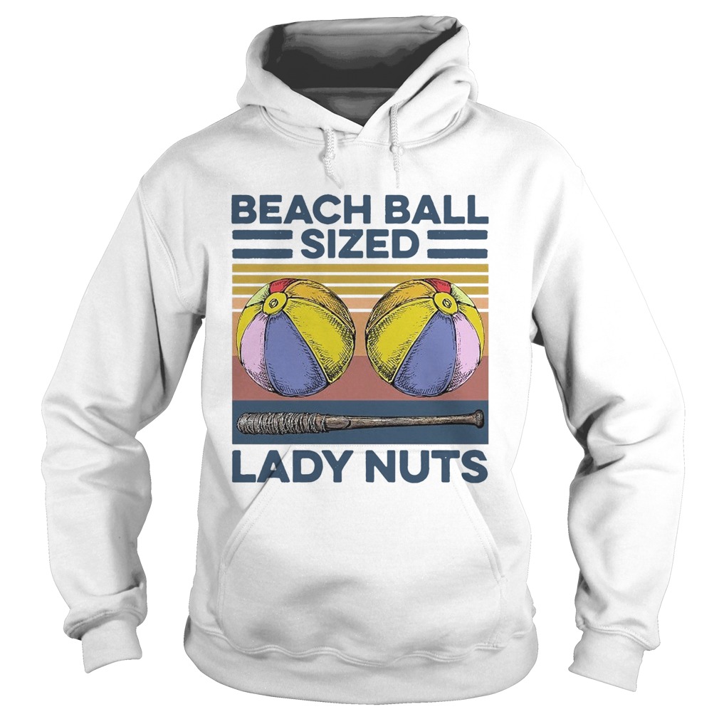 Beach Ball Sized Lady Nuts Vintage  Hoodie