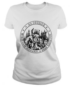 Bear Camping Go Outside Worst Case Scenario A Bear Kills You  Classic Ladies