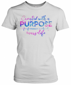 Beat Created With A Purpose Ephesians 210 Nurselife T-Shirt Classic Women's T-shirt
