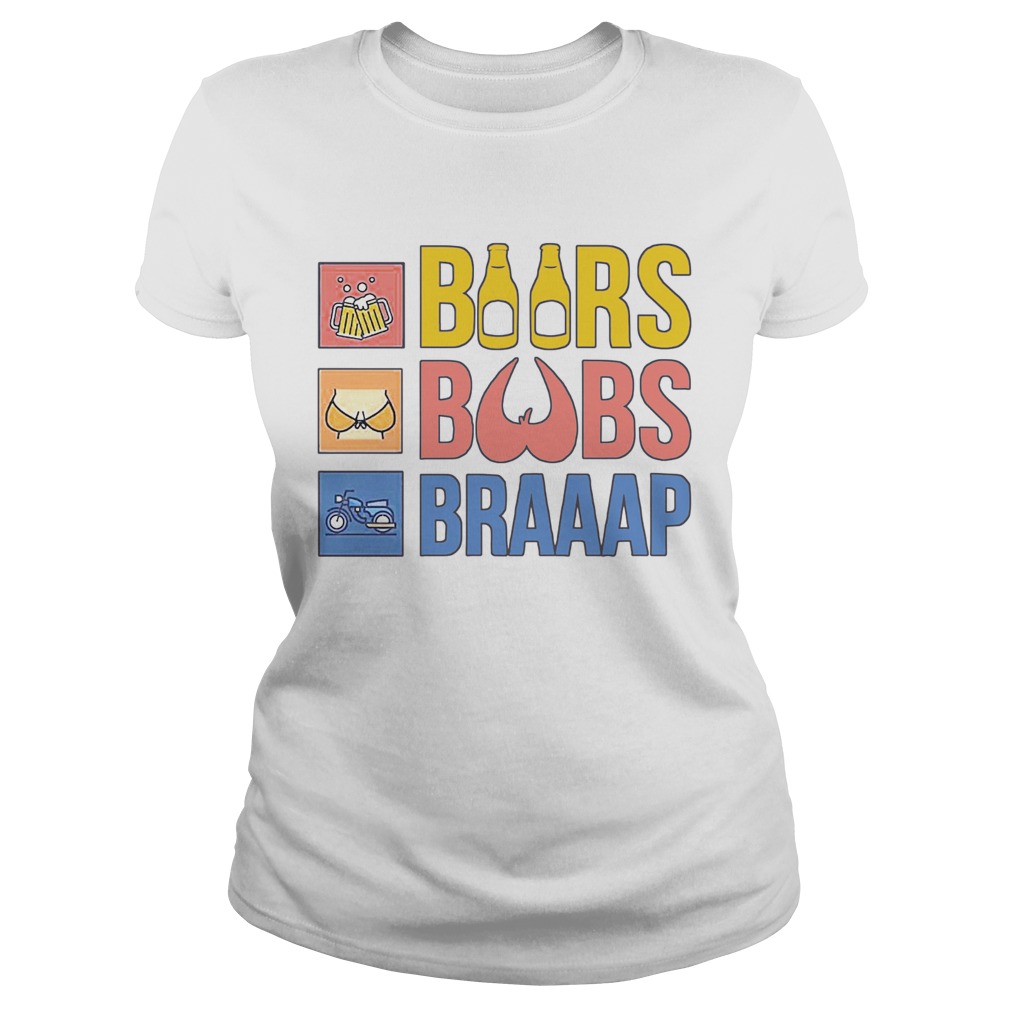 Beers Boobs Braaap vintage Classic Ladies