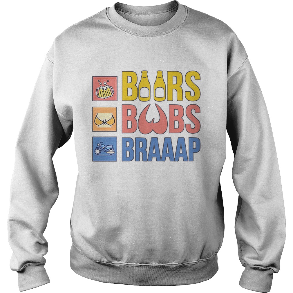 Beers Boobs Braaap vintage Sweatshirt