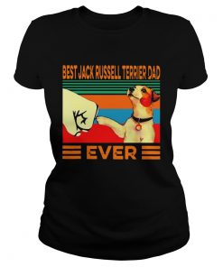 Best Jack Russell Terrier Dad Ever Vintage  Classic Ladies