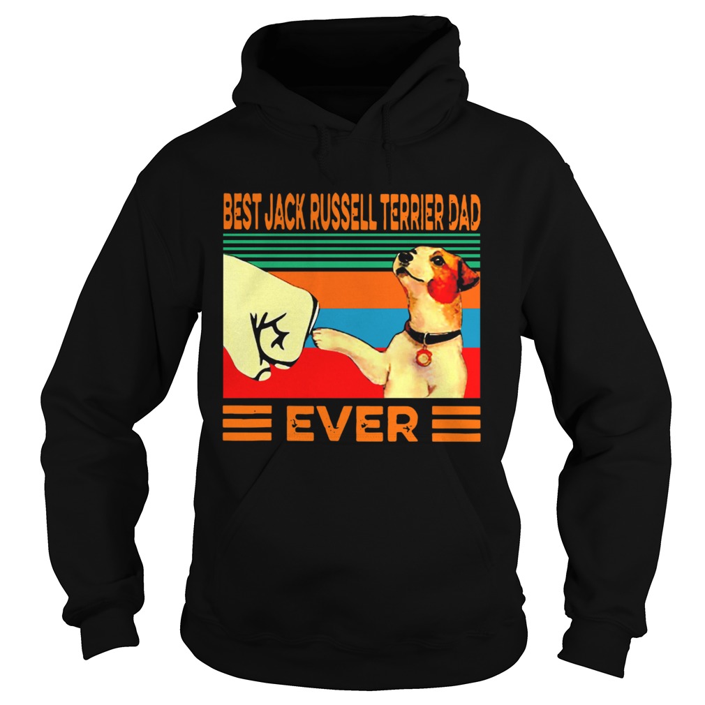 Best Jack Russell Terrier Dad Ever Vintage  Hoodie