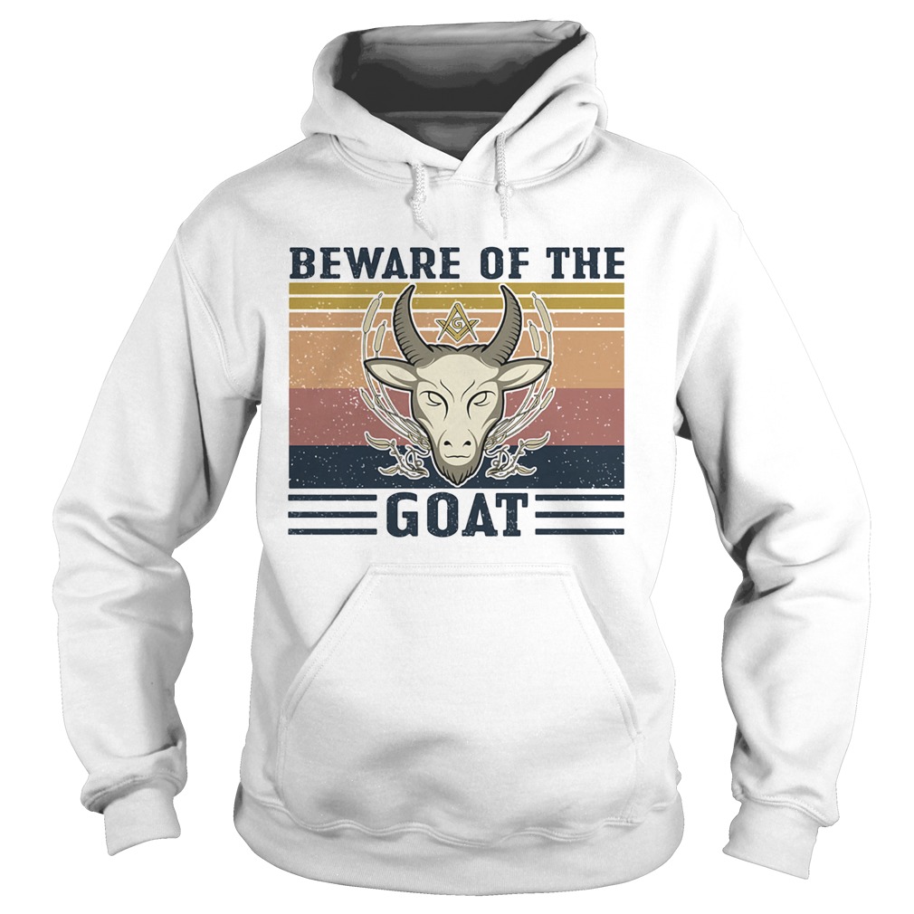 Beware Of The Goat Vintage  Hoodie