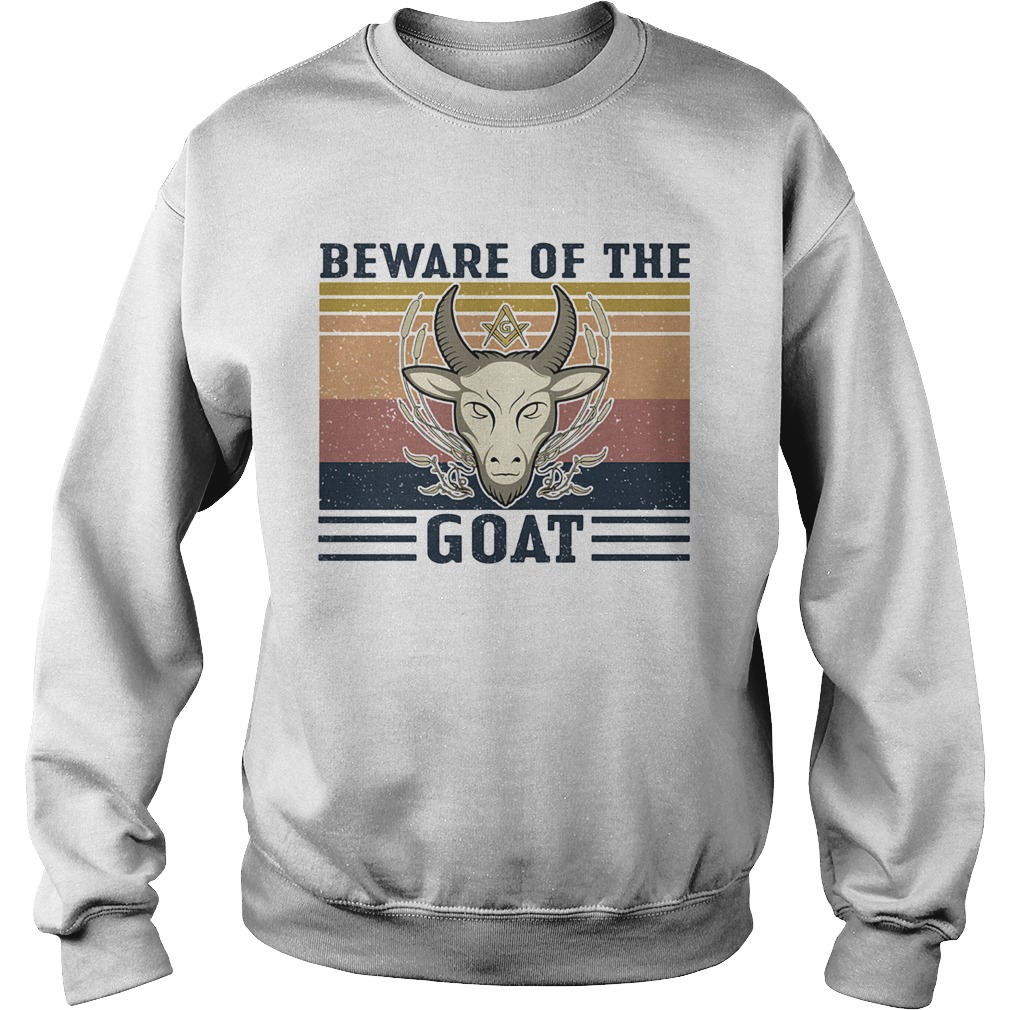 Beware Of The Goat Vintage  Sweatshirt