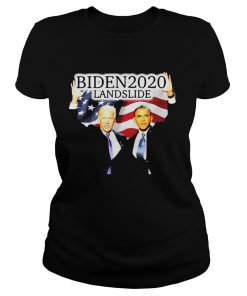 Biden 2020 Obama landslide American flag veteran Independence Day  Classic Ladies