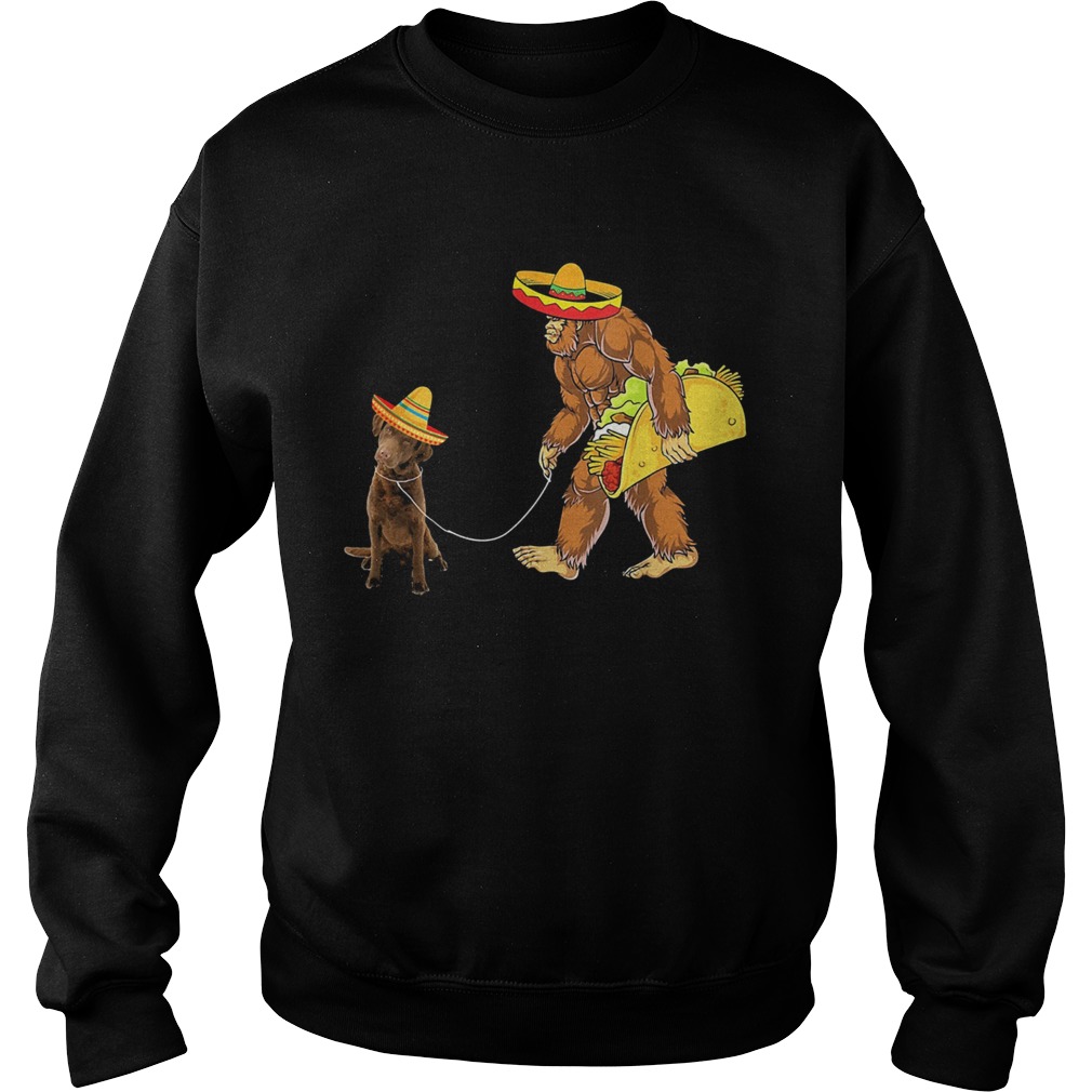 Bigfoot taco chesapeake bay retriever dog  Sweatshirt