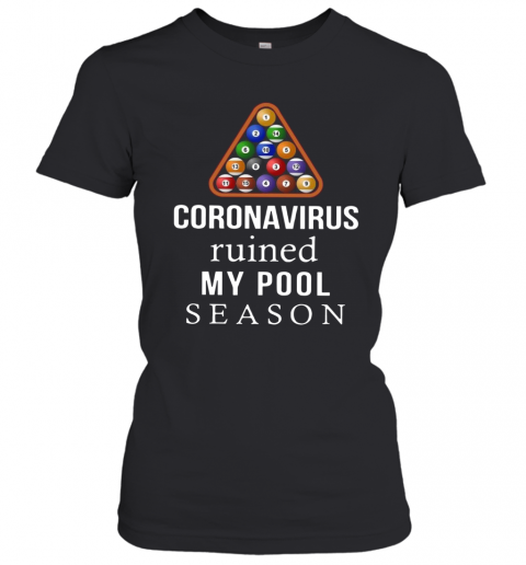 Billiard Coronavirus Ruined T-Shirt Classic Women's T-shirt
