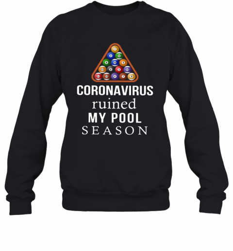 Billiard Coronavirus Ruined T-Shirt Unisex Sweatshirt