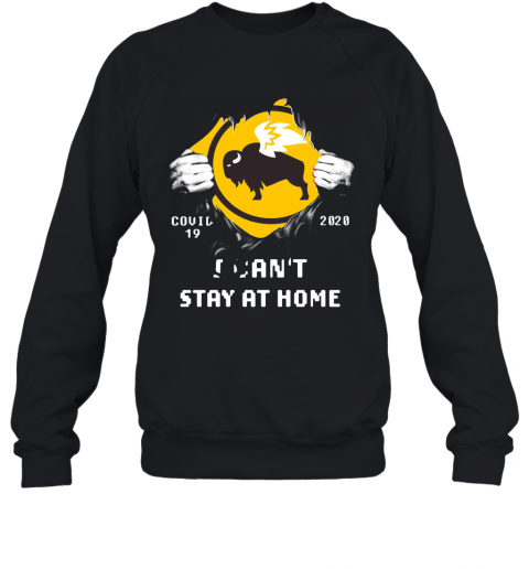 Blood Inside Me Buffalo Wild Wings Covid 19 2020 I Can't Stay At Home T-Shirt Unisex Sweatshirt