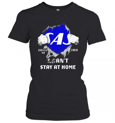 Blood Inside Me Scandinavian Airlines COVID 19 2020 I Can'T Stay At Home T-Shirt Classic Women's T-shirt