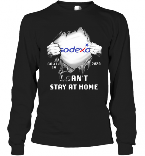 Blood Insides Sodexo Covid 19 2020 I Can'T Stay At Home T-Shirt Long Sleeved T-shirt 