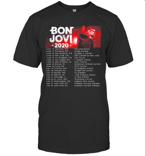 Bon Jovi Bryan Adams 2020 Star T-Shirt