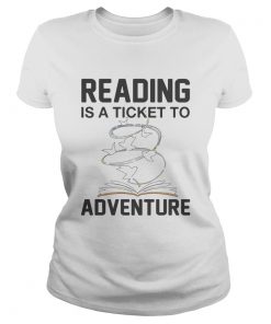 Book reading is a ticket to adventure  Classic Ladies